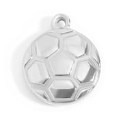 Stainless Steel Soccer Ball Charm