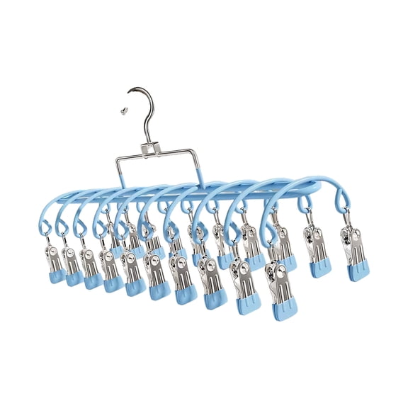 Stainless Steel Sock Dryer 20 Clip Foldable Designs For Vacation Accessory