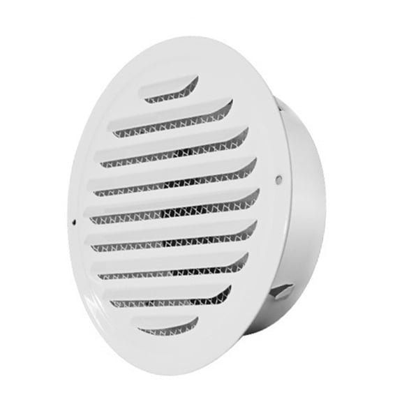 Stainless Steel Soffit Vent Covers Louvered Grille Wall Vent Flat Ducting Ventilation Air Vent for Home Wall Ceiling