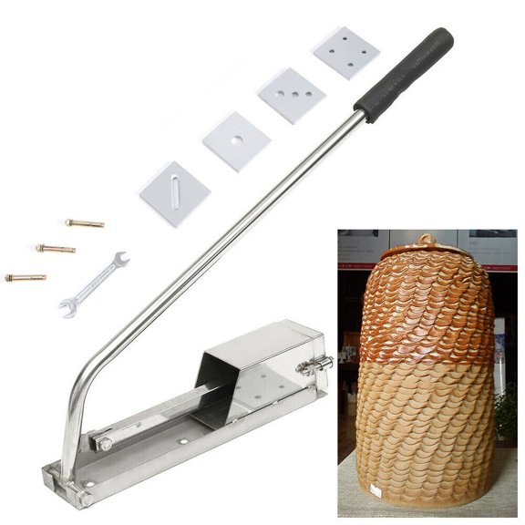 Stainless Steel Soft Clay Extruder Wall-Mounted Stainless Steel Tool Set for Pottery & Ceramics
