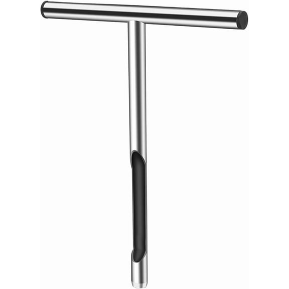 Stainless Steel Soil Sampling Probe Shaped Handle Soil Sampler 12 Inch Metal Core Sampling Tool, for Lawn Garden Agriculture