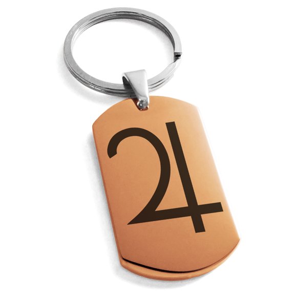 Tioneer Stainless Steel Solar System Planetary Jupiter Engraved Dog Tag Keychain Keyring