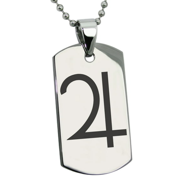 Stainless Steel Solar System Planetary Jupiter Engraved Dog Tag Pendant Necklace