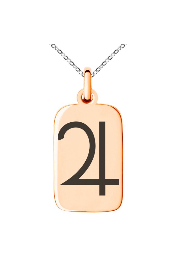 Stainless Steel Solar System Planetary Jupiter Engraved Small Rectangle Dog Tag Charm Pendant Necklace