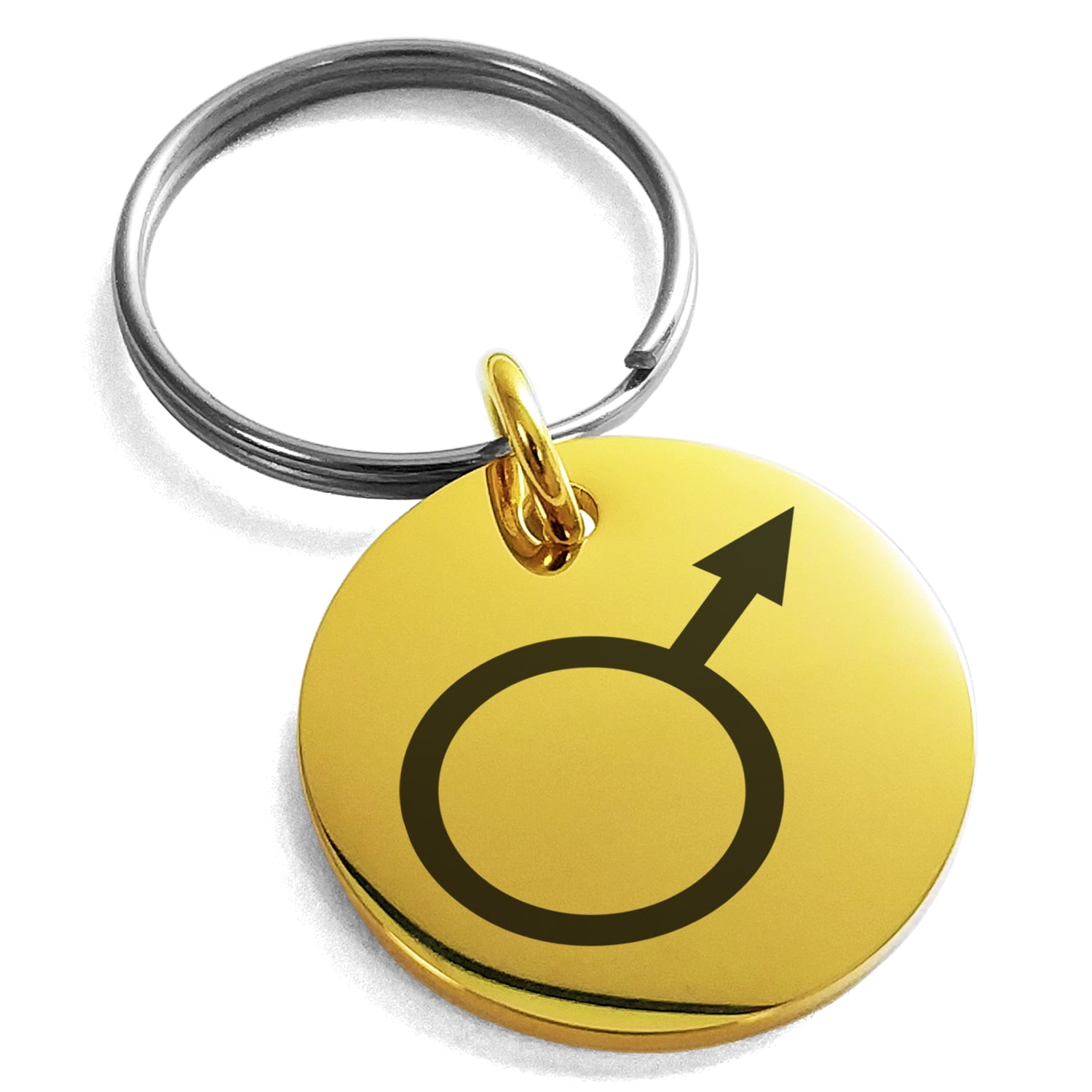 Stainless Steel Solar System Planetary Mars Engraved Small Medallion ...