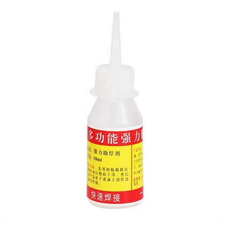 Stainless Steel Solder Paste, Liquid Welding Flux for Stainless Steel Iron Copper, 50ml High Strength Soldering Paste, Fast Oxide Removal Efficient Metalwork Solder Joint Enhancer
