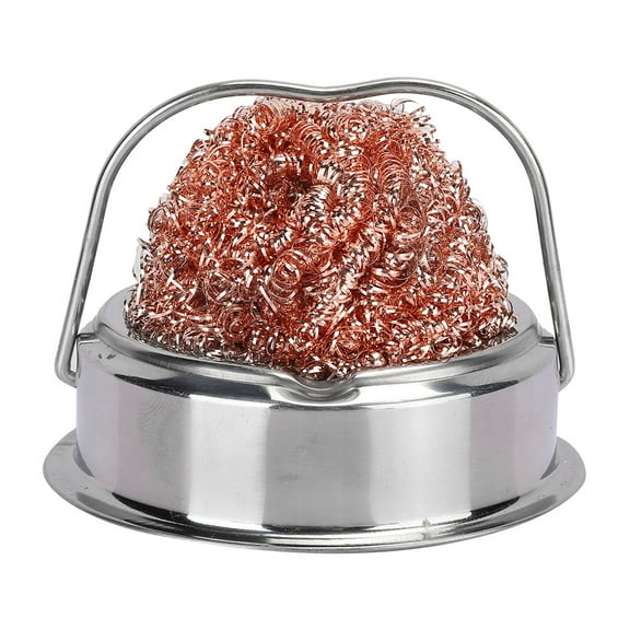 Stainless Steel Soldering Iron Tip Cleaner with Base for Efficient Cleaning