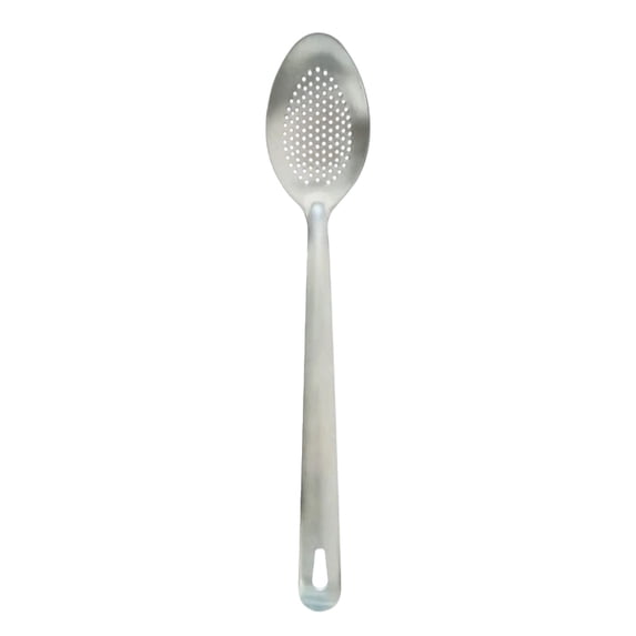Stainless Steel Solid And Slotted Cooking Spoon Set with Ergonomic Handle, Long Handle Serving Spoons for Cooking Baking Mixing Large Pots Eactix