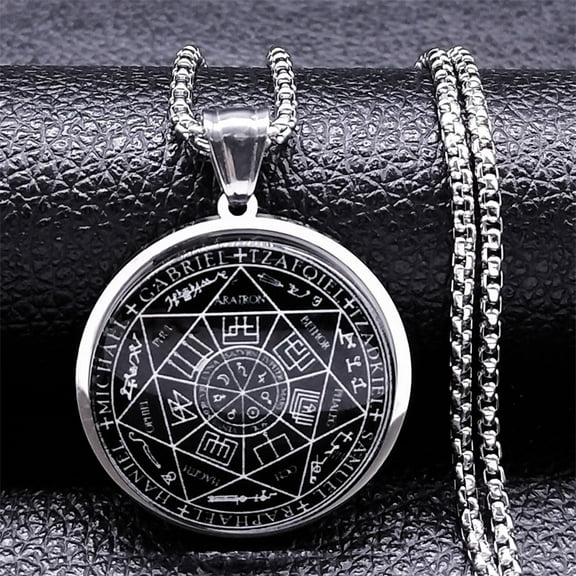 Stainless Steel Solomon Talisman Necklace