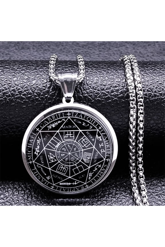 Stainless Steel Solomon Talisman Necklace