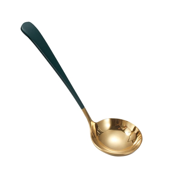 Stainless Steel Soup Serving Spoon for Soups and Stews Dishwasher Cooking Utensil for Kitchen Use
