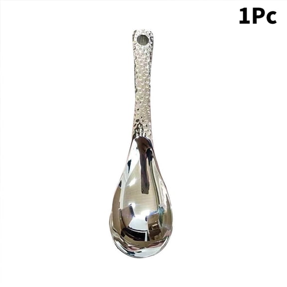 Stainless Steel Soup Spoon Deepen Large Capacity Spoon Silver Mirror Polished (3pcs)