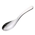thumbnail image 1 of Stainless Steel Soup Spoon High Grade Burr-free Handle Rust-proof Table Dinner Spoon Comfortable Ladle Spoon for Home Kitchen, 1 of 7