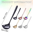 thumbnail image 1 of Stainless Steel Soup Spoon - Large Head Long Handle Serving Spoon for Home and Restaurant - B, 1 of 8