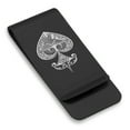 thumbnail image 1 of Stainless Steel Spade Card Suit Classic Slim Money Clip Credit Card Holder, 1 of 2