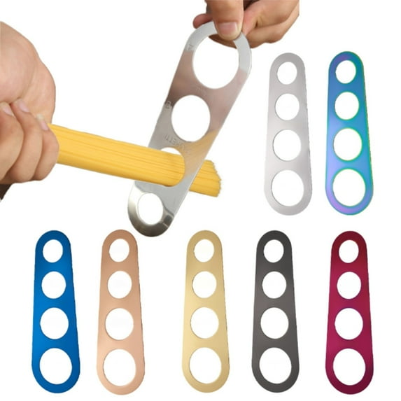 Stainless Steel Spaghetti Measurer Quick Portion Tool for Perfect Pasta Measuring in Kitchen Cooking