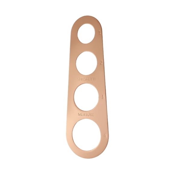 Stainless Steel Spaghetti Measurer Tool - 4-Serving Pasta Portion Control with Easy-Read Markings - Kitchen Gadget for Cooking & Meal Prep