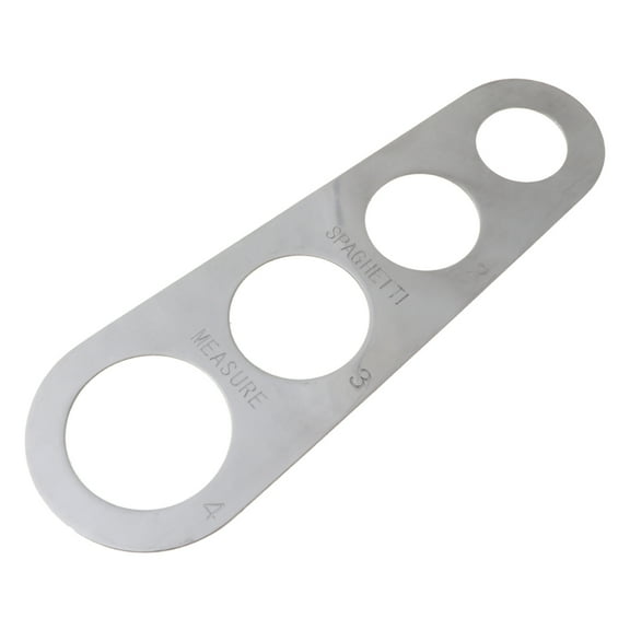 Stainless Steel Spaghetti Measurer Tool with 4 Holes Pasta Portion Control Gadgets 4 Portion Cooking Tool
