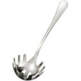 thumbnail image 1 of Stainless Steel Spaghetti Pasta Server: Long Handle Pasta Fork Heat Resistant Noodle Spoon Ladle Spaghetti Strainer Metal Kitchen Utensil, 1 of 5