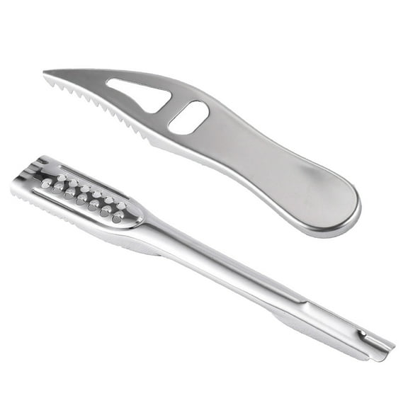 Stainless Steel Spatula Fish Skin Cleaner Scale Scraper Descale The Multifunction