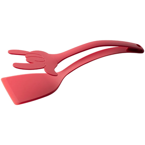 Stainless Steel Spatula Food Clip, Versatile Kitchen Tool, Sleek Modern Style, Easy Flip Cook, Kitchen Cooking Hardware, Breakfast Omelette Flipping, Non-slip Handle Grip, Durable Quality