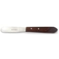thumbnail image 1 of Stainless Steel Spatula Kitchen Utensil Chefs Knives Baking Tool - 3" Polished Blade, Wood Handle, 1 of 8
