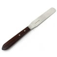 thumbnail image 1 of Stainless Steel Spatula Kitchen Utensil Chefs Knives Baking Tool - 5" Polished Blade, Wood Handle, 1 of 7