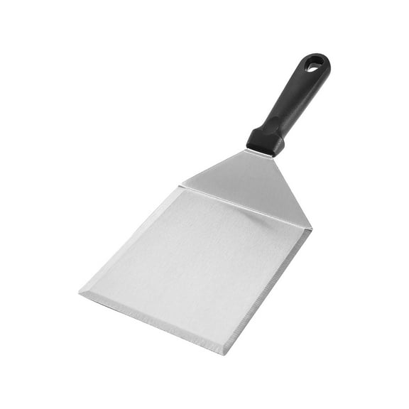 Stainless Steel Spatula Turner Burger Flipper With Wooden Handle, Multi Purpose Use And Stainless Steel Construction For Cooking Baking And Grilling 12.4X5.12X0.78In 0.57Lb