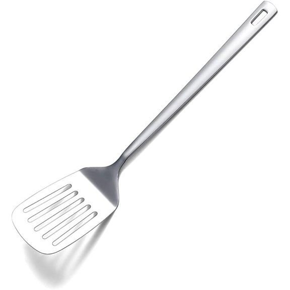 Stainless Steel Spatulas, Metal Spatulas Turner For Cooking, Kitchen Spatulas For Nonstick Cookware, Barbecue Spatulas, Dishwasher Safe, Easy to Clean