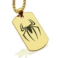 thumbnail image 1 of Stainless Steel Spider-Man Dog Tag Pendant Necklace, 1 of 3