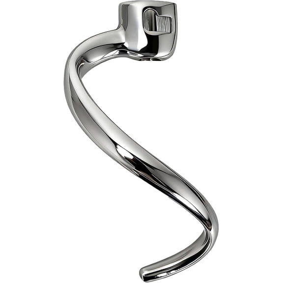 Stainless Steel Spiral Dough Hook for KitchenAid Tilt-Head Stand Mixers 4.5 & 5 Quart, Rustproof Replacement Dough Hook for Bread, Pizza, Pasta & Cookie Dough