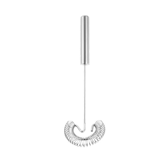 Stainless Steel Spiral Whisk Spring Design Ergonomic Handle Easy Mix for Egg Sauce Cream Home Restaurant Baking Use