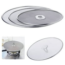 Stainless Steel Splatter Screen, Mesh Oil Splash Guard Lid for Frying Pans