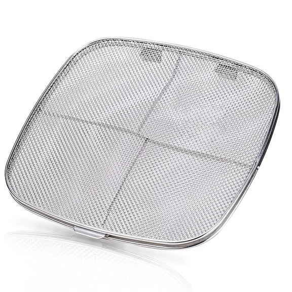 Stainless Steel Splatter Shield For AG301 Reusable 5-in-1 Indoor Grill Accessories Stainless Steel Splatter Screen For Ninja