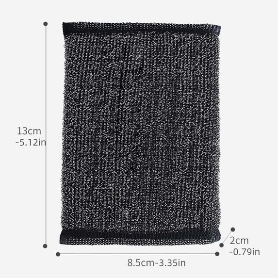 Stainless Steel Sponge for Cleaning Descaling Steel Cloth for Kitchen Dishwashing Cleaning Tools Steel Cleaning Cloth with Hanging Rope for Home Kitchen Bathroom Sink Use Set of 1