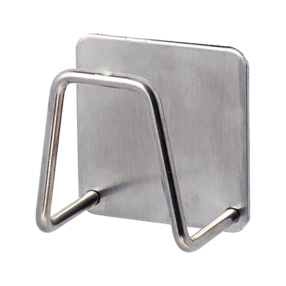 Stainless Steel Sponge Holder No Drilling Caddy For Sponges Cloths Rack Kitchen Organization