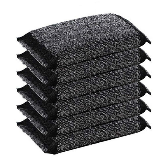 Stainless Steel Sponge & Scrubber for Kitchen Sink Pots Pans | Dishwashing Cleaning Cloth | Rust-Free Heavy Duty Scouring Pad (1-Pack)