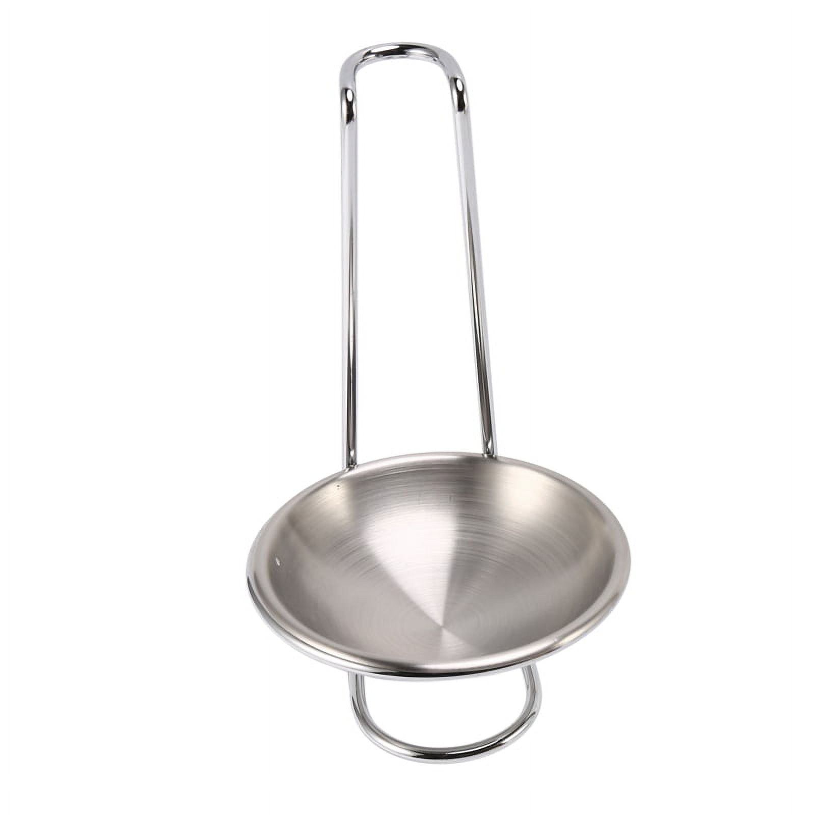 Stainless Steel Spoon Rest Holder,Long Handle Vertical Saving Soup