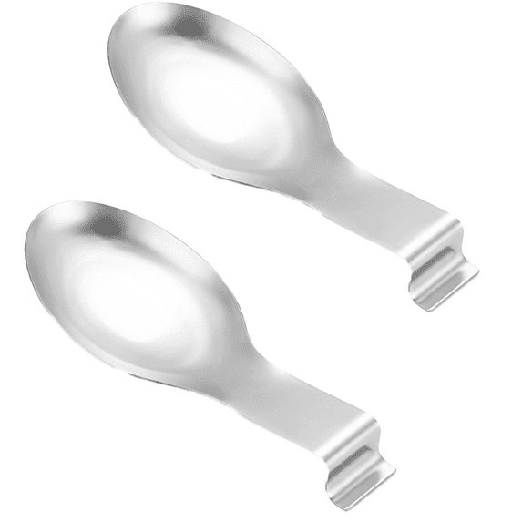 Stainless Steel Spoon Rest, Spatula Ladle Spoon Utensil Holder for Kitchen Counter Stove Top, Dishwasher Safe