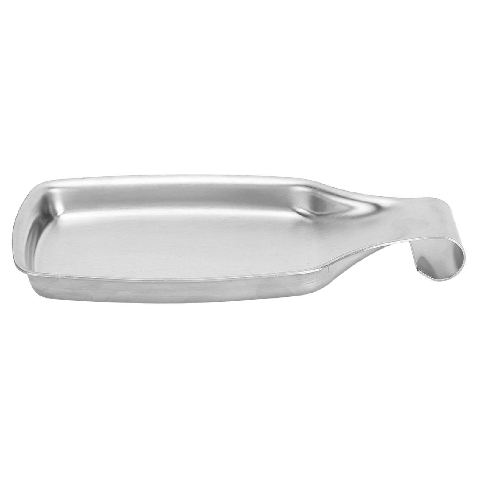 Stainless Steel Spoon Rest Spatula Soup Ladle Holder Buffet Storage