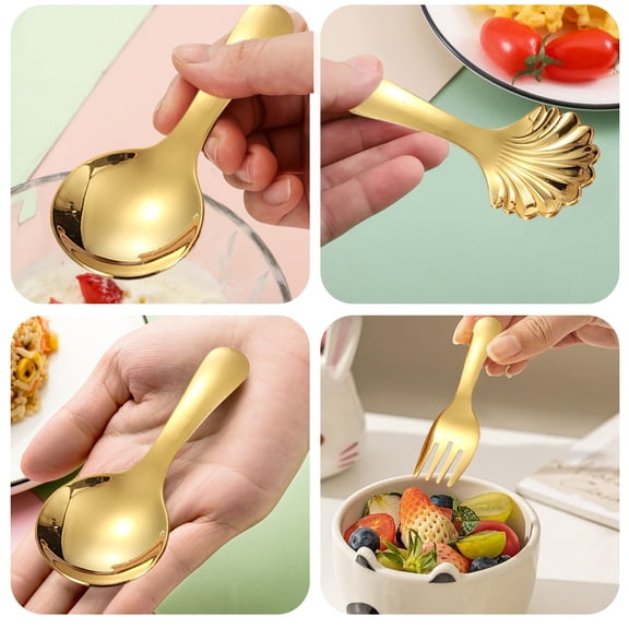 Stainless Steel Spoon with Tree Branch Design, Ergonomic Handle for Comfortable Grip, Easy to Clean Multifunctional Dessert Spoon for Coffee, Soup, Beverages and Kitchen Dining