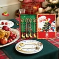 thumbnail image 1 of Stainless Steel Spoons, Christmas Spoon Set, Festive Holiday Tableware with Unique Design, Durable Polished Finish and Easy to Clean Gift Box Packaging, 1 of 9