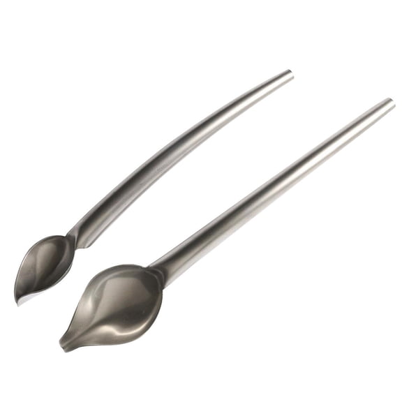 NIAIZEK Back to School Professional Cake Decorating Tools Stainless Steel Spoon Silver 4Pack Diy Kitchen Gadgets