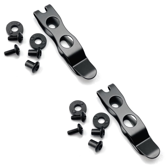 Stainless Steel Spring Belt Black Clip Clamp for Sheath Holsters Cutter Sheath Clip Universally Parts