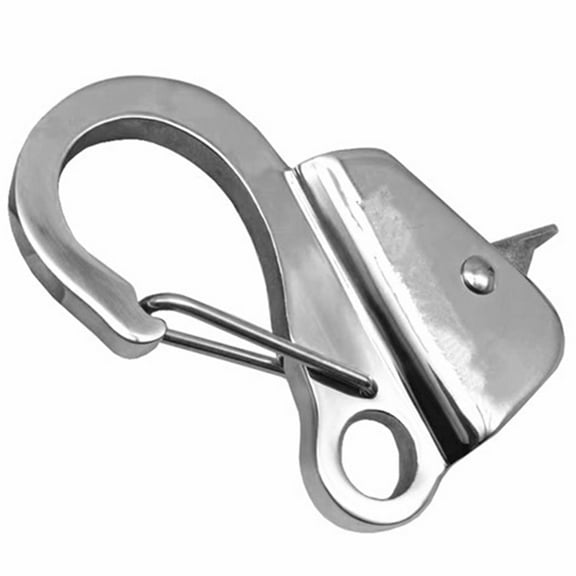 Stainless Steel Spring Hook Adjustable Line Length Sliding Hooks