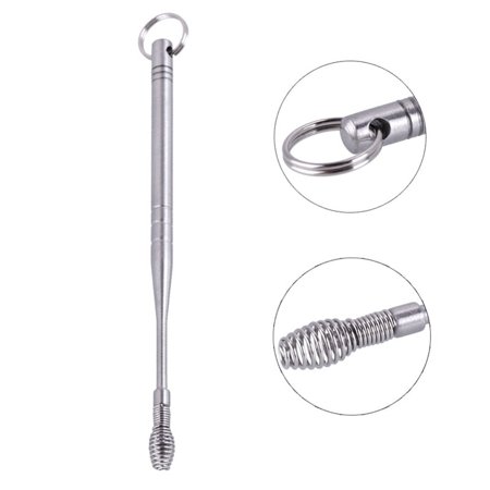 Stainless Steel Spring Spiral Ear Pick Spoon Wax Removal Cleaner Tool Spoon