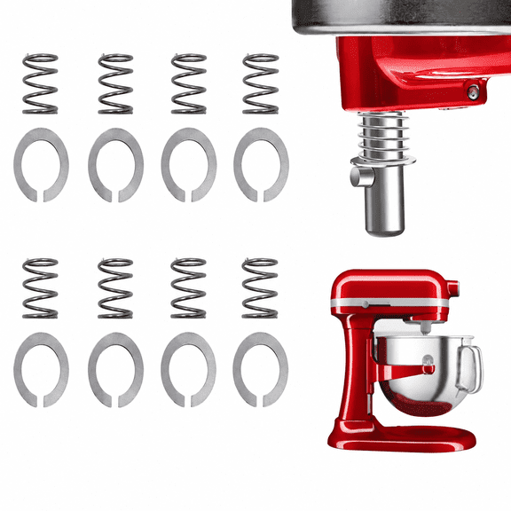 Stainless Steel Spring and Washer Fit Compatible with Kitchenaid Stand Mixer 3.5/4/5/6/7/8 Quart
