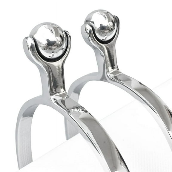 Stainless Steel Spurs with Roller Ball For Men And Women