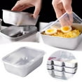 thumbnail image 1 of Stainless Steel Square Baking Pan With Lid Thickened Food Grade Reusable Kitchen Dish Plate For Storage Grilling Marinating Cake Cooking, 1 of 7