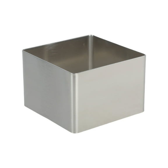 Stainless Steel Square Cake Rings Mousse Cake Baking Mold Dessert Ring Pastry Mould Cake Decorating Tool Easy to Clean